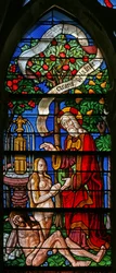 Window 40 depicting the Creation of Eve