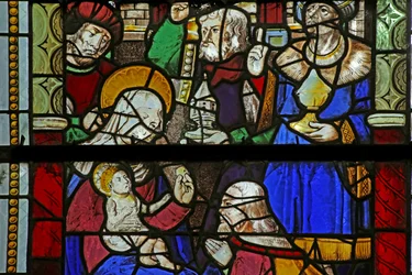 Window depicting the Adoration of the Magi