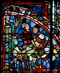 Window depicting Abraham