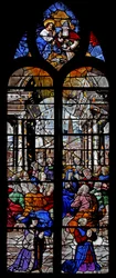 Window depicting Pentecost