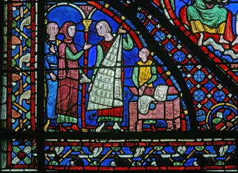 Window W5 Depicting Donors - Furriers
