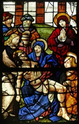 Window depicting the Pieta