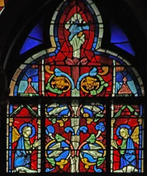 Doves of the Holy Spirit Atop the Tree of Jesse