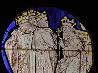 Window w72 Depicting the Magi Before Herod