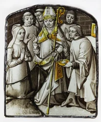 Window w78 Depicting the Sacrament of Penance