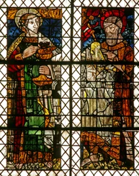 Window depicting St John and St John the Baptist