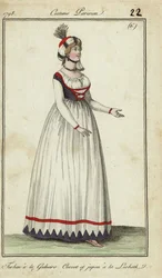 Woman in fashions inspired by operas