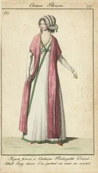Woman in the fashion of the Directoire