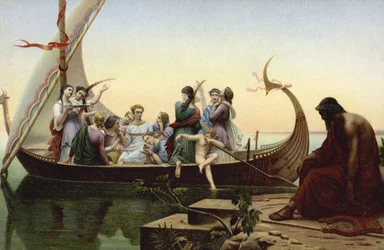 Women in a Viking Ship