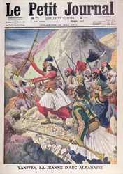 Yanitza, The Albanian Joan of Arc, from Le Petit Journal, 28th May 1911