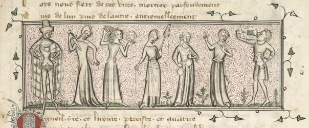 Seven Deadly Sins, c.1380