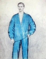Young workman in overalls