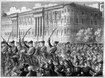 Events War of the Fourth Coalition 1806 - 1807 war enthusiasm in Berlin - Fourth Coalition - Great agitation in Berlin - War cry against France - in Histoire de l