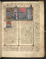 f. 73: Siege of Brest, from 