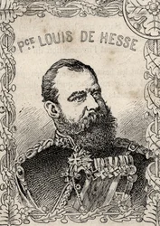 Portrait of the Grand Duke of Hesse Louis IV by Hesse - 1870-71