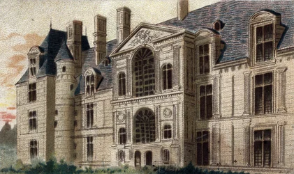 View of the Castle of Egouen (Seine and Oise)