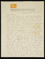 Letter from Frida Kahlo to Julien Levy, in English, 20 April 1944