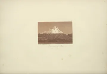 Mountains of Jlinissa, drawn by Gmelin, engraved by Arnold, illustration from 