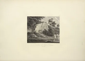 Rock of Inti-Guaicu, Drawn by Koch, Engraved by Dutterhoffer, Illustration from 