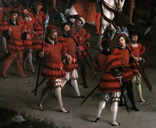 Interview of Francois I and Henry VIII at the Camp of the Golden Sheet June 7