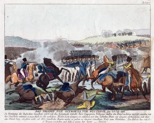 Battle of Ostrovno near Vitebsk, on 25 July 1812