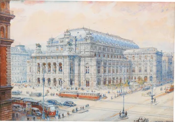 View of the Vienna State Opera