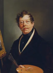 Self-Portrait at the Easel