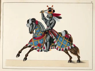 A Knight at a Tournament, Plate from 
