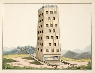 Moveable Tower, Designed After Caesar