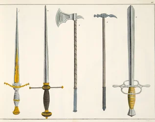 Swords, plate from 