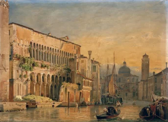 Grand Canal with Palazzo Fondaco dei Turchi