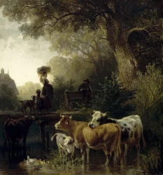Washerwoman at the Brook