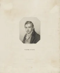 Portrait of the Historical Novelist and Poet Sir Walter Scott