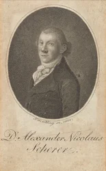 Portrait of Alexander Nicolaus Scherer 1771-1824, 1800