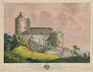 Bergfeste Stolpen, c.1800