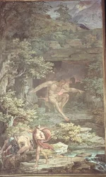 Escape from the Cave of the Blinded Polyphemus, Scenes from the Odyssey