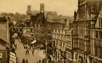Lincoln High Street, Late 19th-Early 20th Century