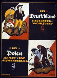 German Anti-Polish poster