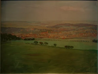View from Ettersberg to Weimar