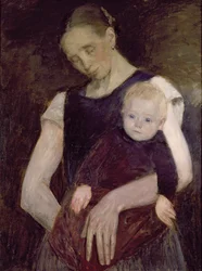 Peasant Woman and Child from Moor