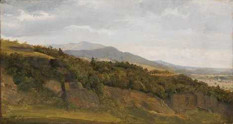 Landscape with View towards a Broad Valley