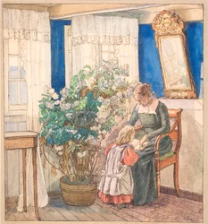 Mother and Child Looking at Pictures (Anna and Hans Syberg)