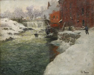 Canvas Factory by the Aker River Kristiania