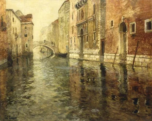 A Venetian Canal Scene
