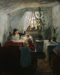 Interior with Children