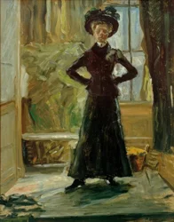 Portrait of the Daughter in a Black Costume