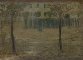 In the Barracks Yard