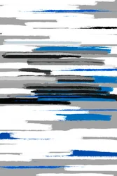 Abstract Blue Grey Strokes