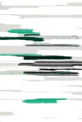Emerald Brushstroke Rhythm