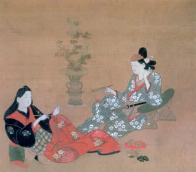 Courtesan Entertaining an Actor